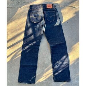 LEVI’S | 501 Dark Wash Button Fly Straight Denim Jeans 30x32